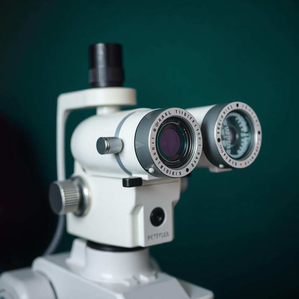 Modern phoropter eye examination equipment